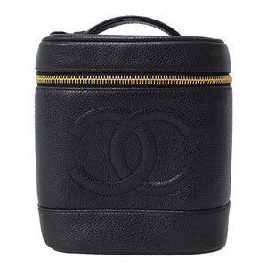 Chanel Cocomark Vanity Bag Case Black
